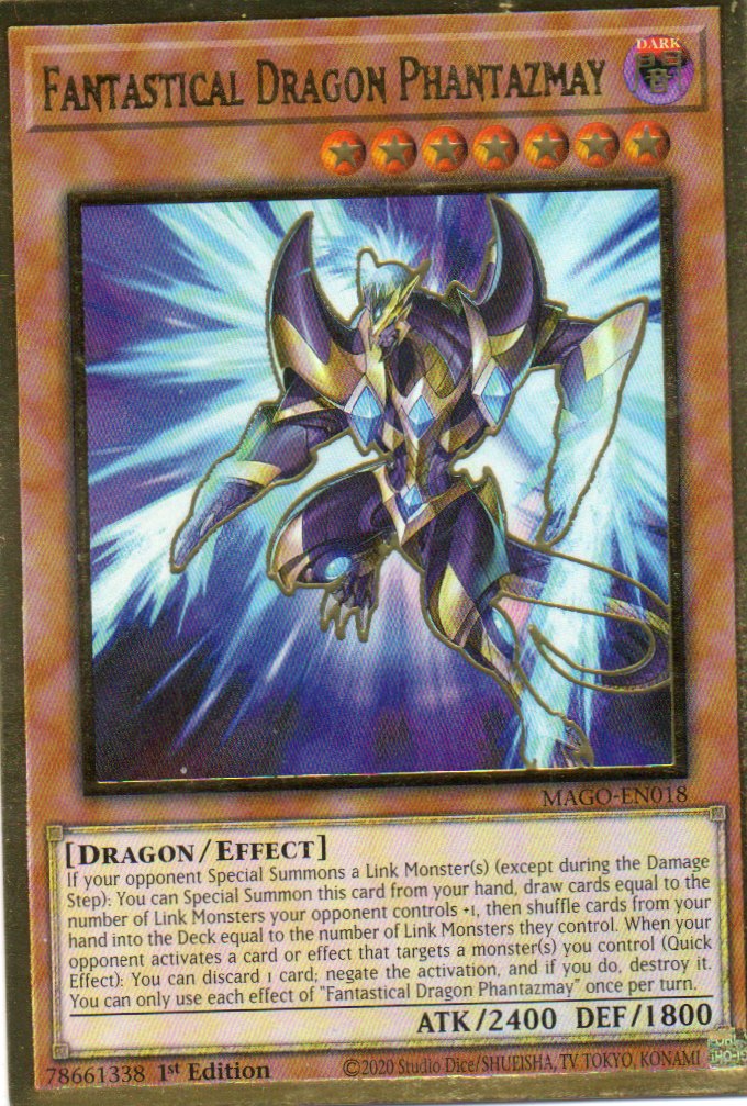Fantastical Dragon Fantazmay MAGO-EN018 Gold rare