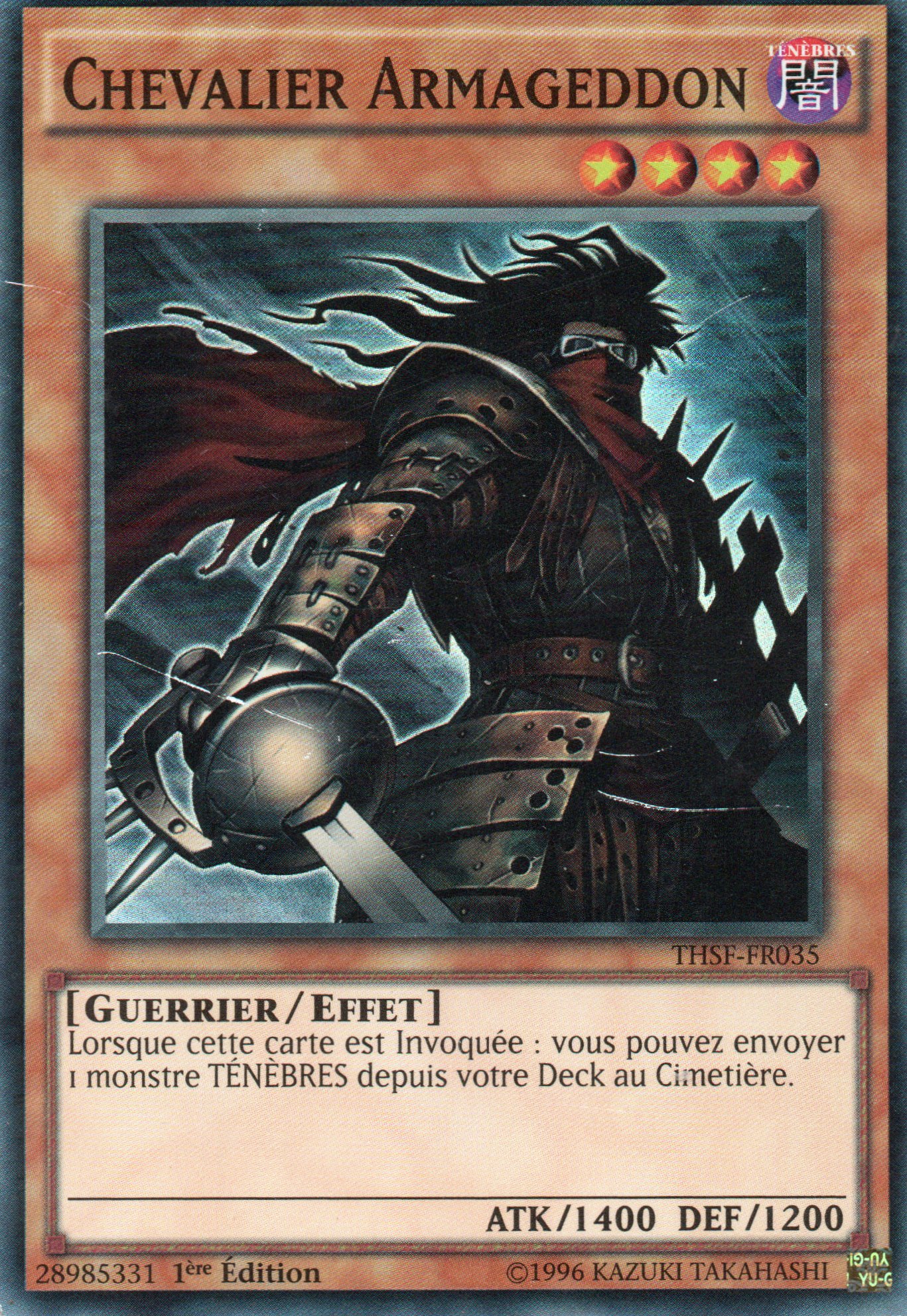 Chevalier Armageddon THSF-FR035 Super rare
