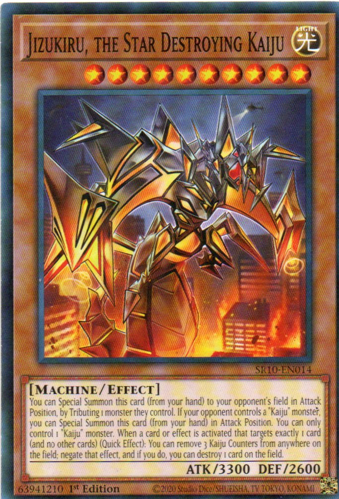 Jizukiru, the Star Destroying Kaiju SR10-EN014 Commun