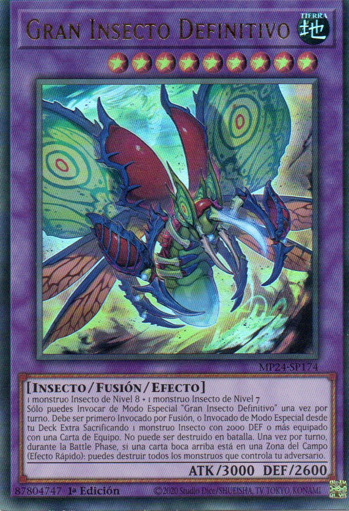 Gran Insecto Definitivo MP24-SP174 Ultra rare