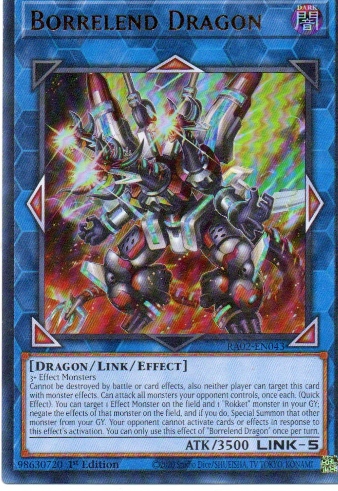 Borrelend Dragon RA02-EN043 Ultra rare