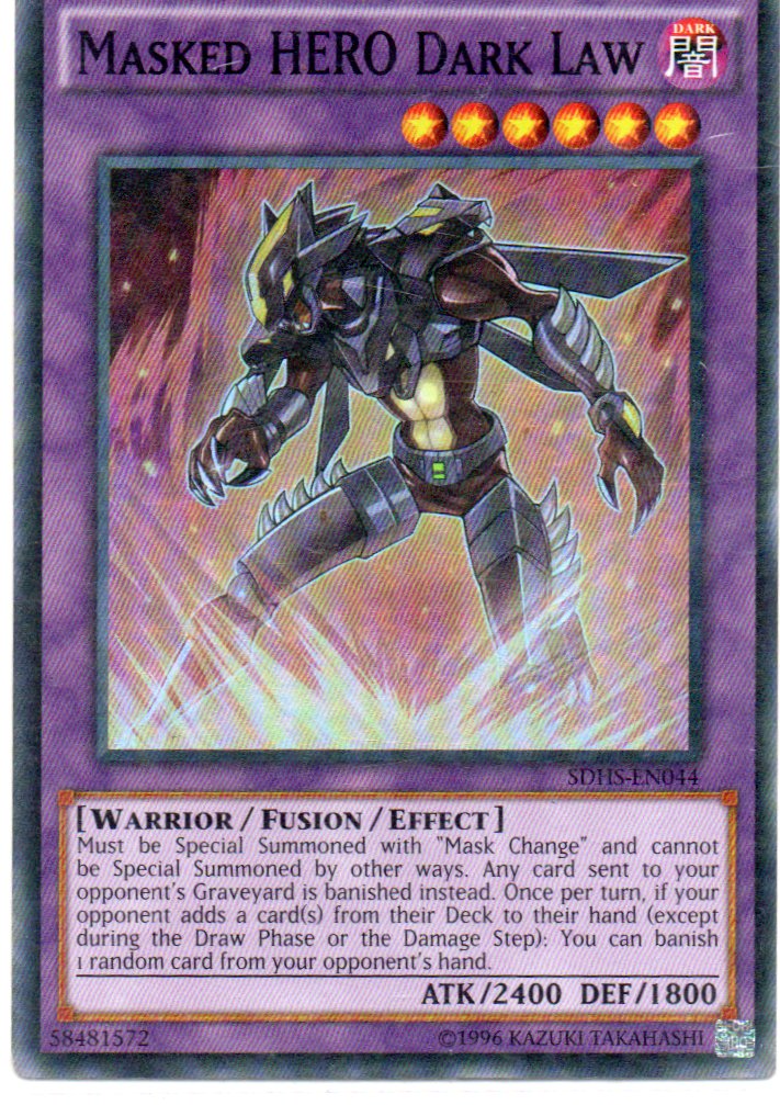 Masked HERO Dark Law SDHS-EN044 Super rare