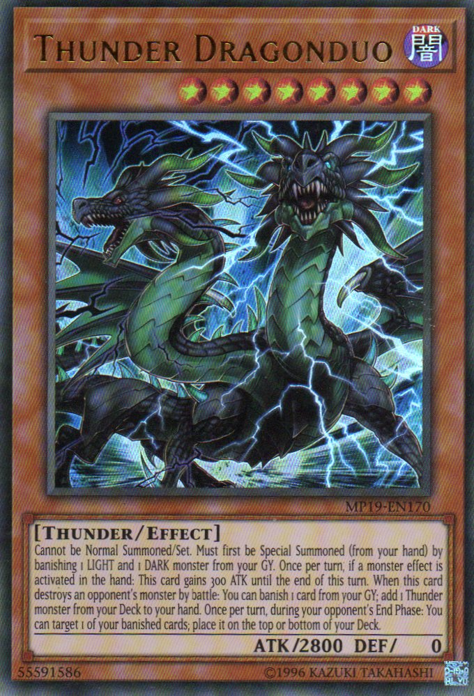 Thunder Dragonduo MP19-EN170 Ultra rare