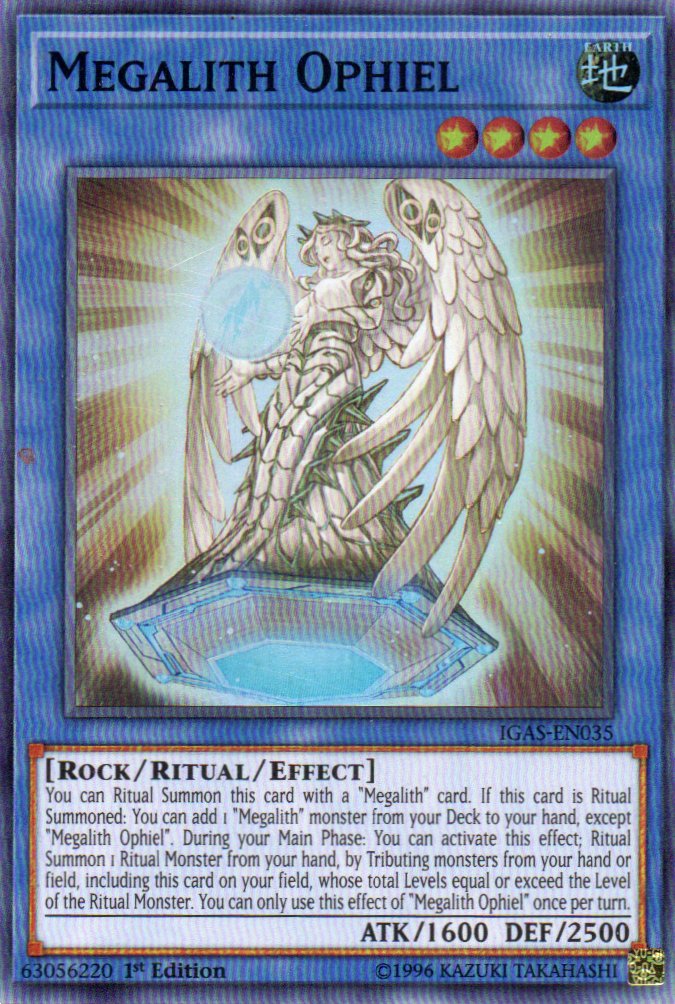 Megalith Ophiel IGAS-EN035 Super rare
