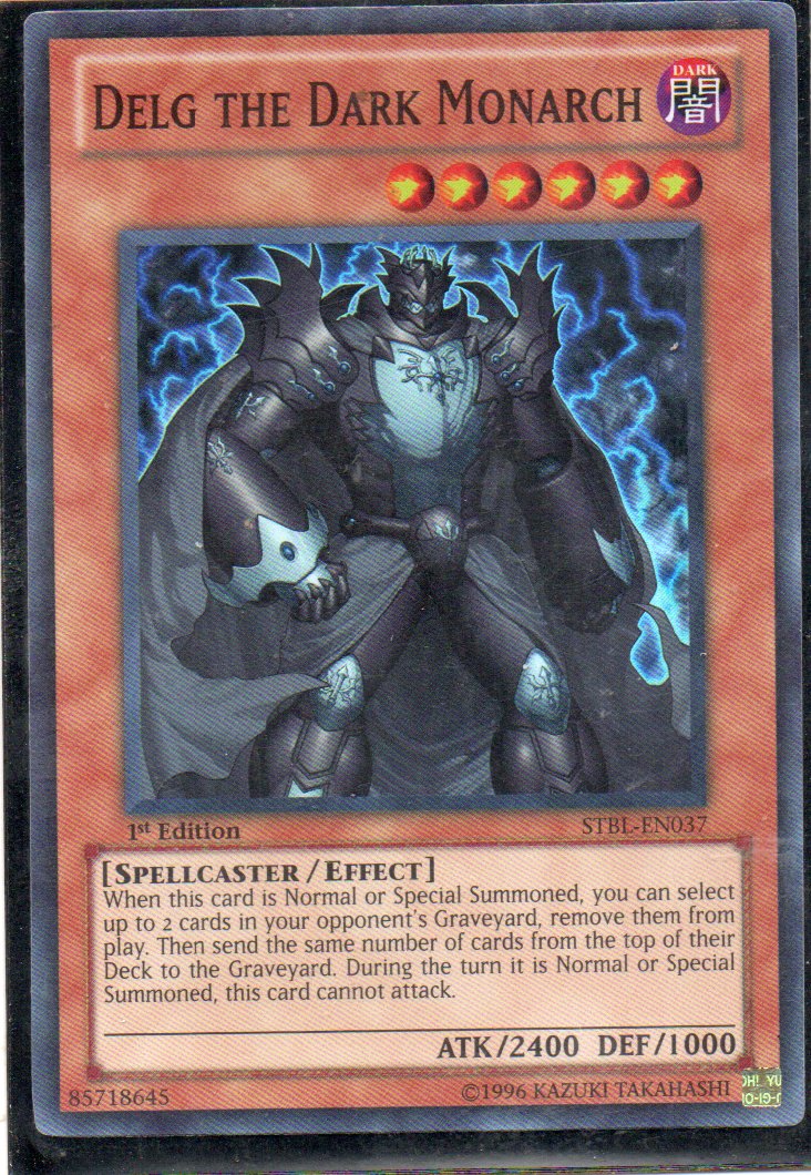 Delg the Dark Monarch STBL-EN037 Super rare