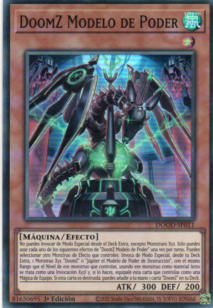 DoomZ Modelo de Poder DOOD-SP011 Super rare