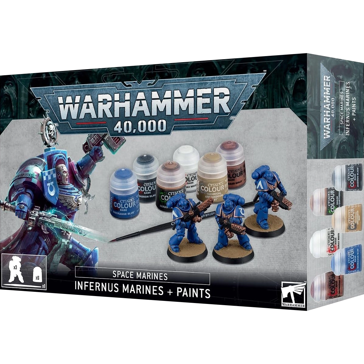Space Marines Infernus Marines Paints Warhammer 40,000