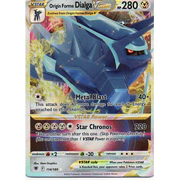 Origin Forme Dialga Vstar 114 ingles Ultra rare