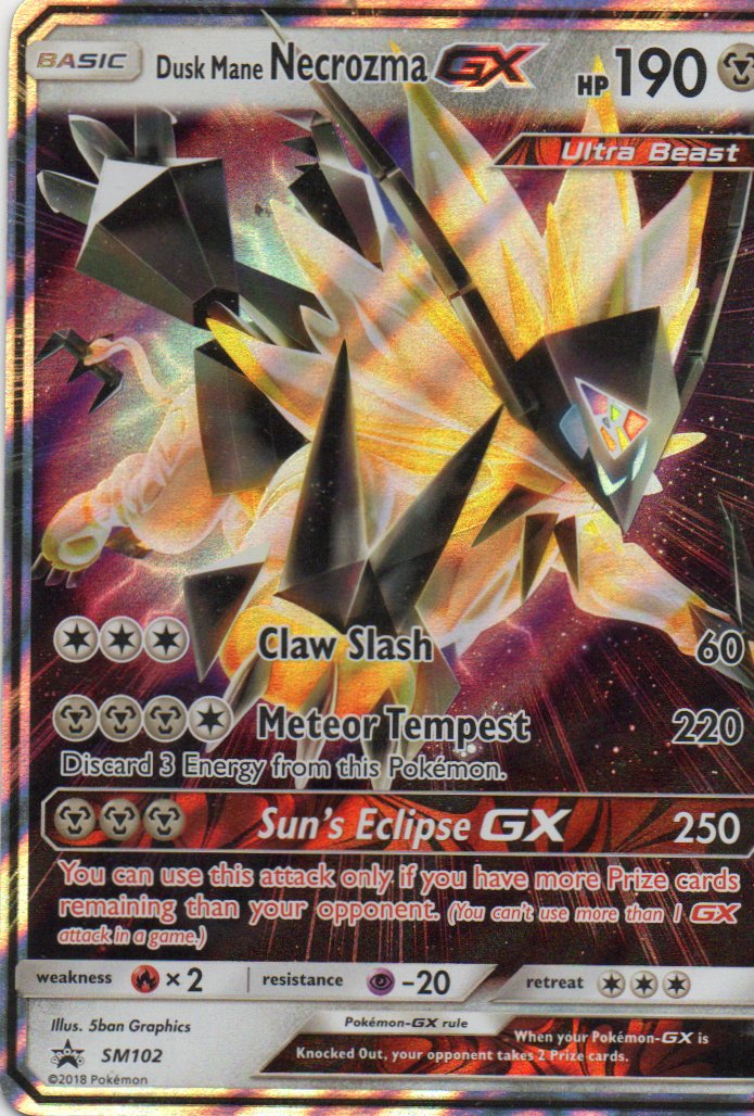 Dusk Mane Necrozma GX SM102 ingles promo