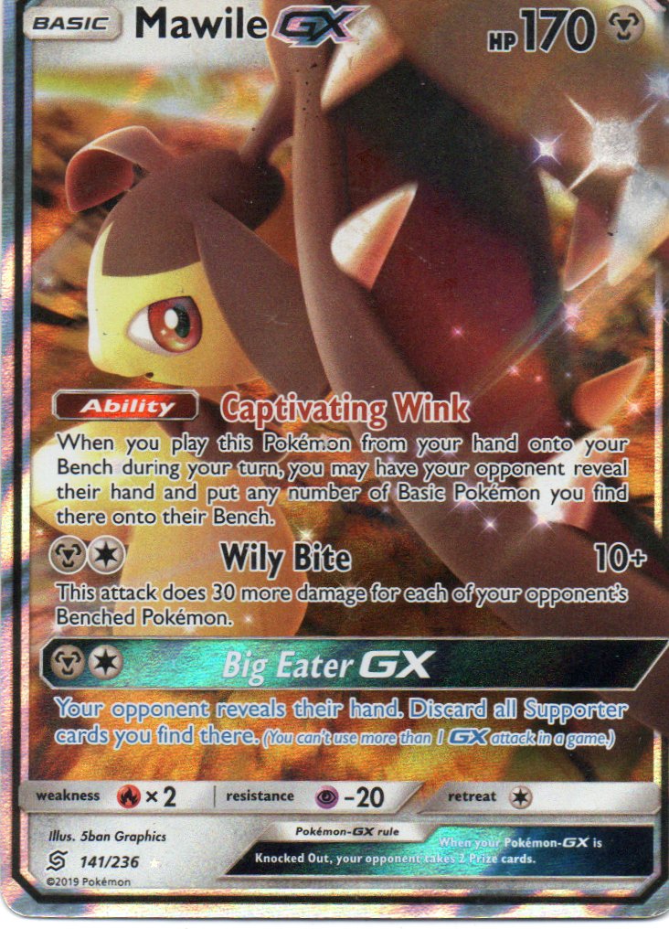 Mawile GX 141 ingles Ultra rare