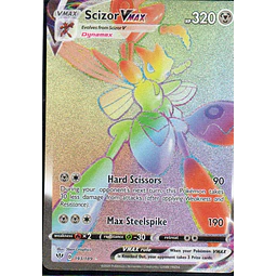Scizor Vmax 193 ingles Secret rare