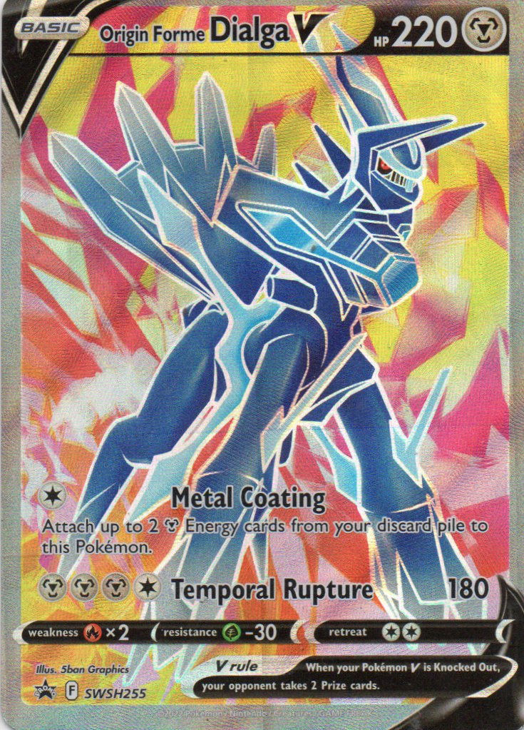 Origin Forme Dialga V SWSH255 ingles promo
