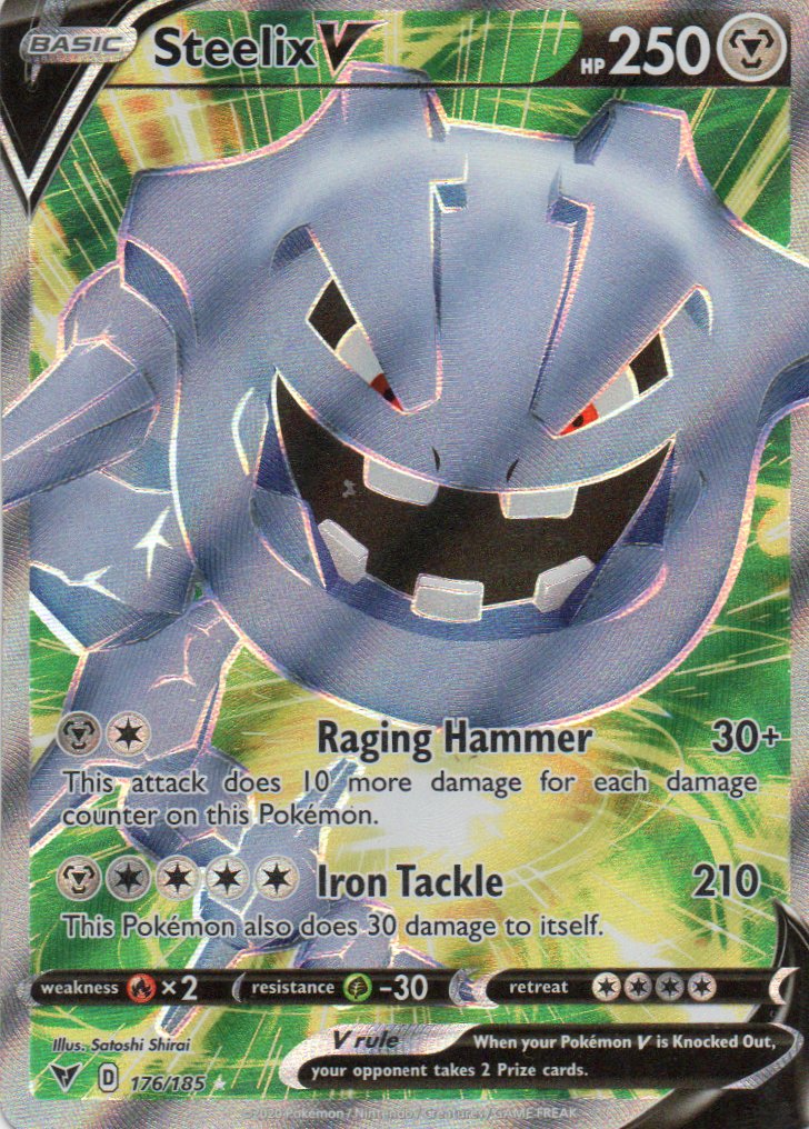 Steelix V 176 ingles Ultra rare