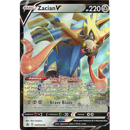 Zacian V SWSH018 ingles promo