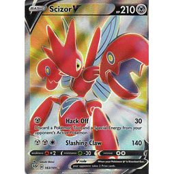 Scizor V 183 ingles Ultra rare