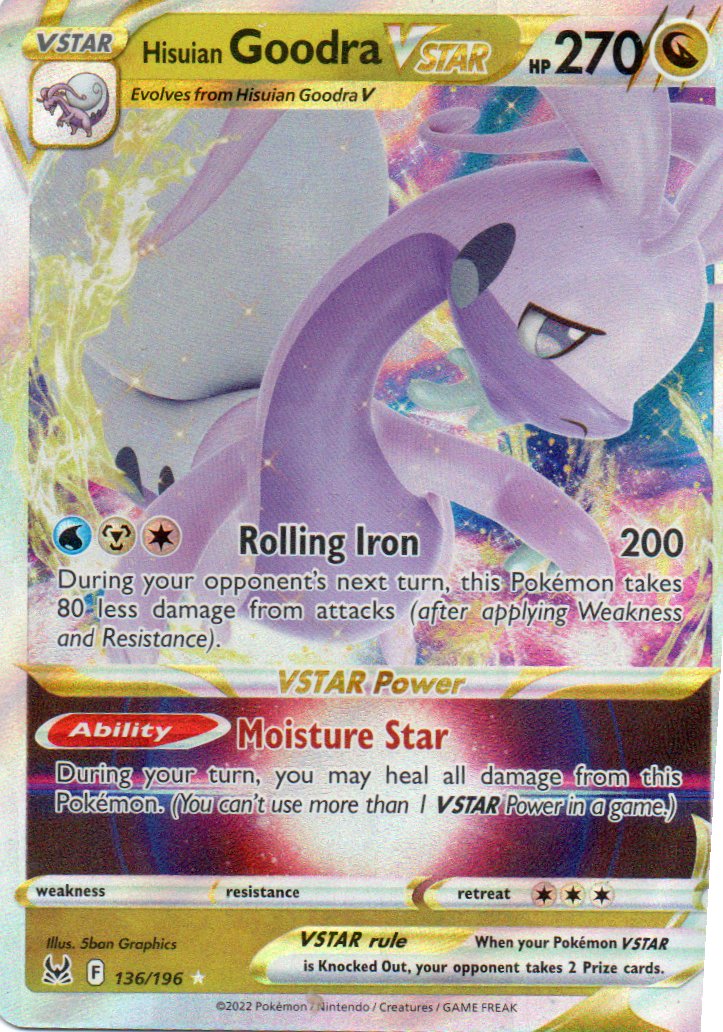 Hisuian Goodra 136 ingles Ultra rare