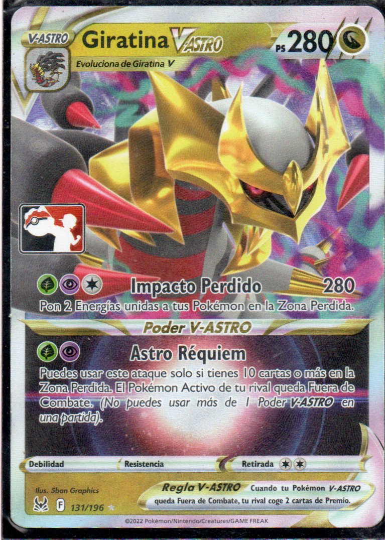 Giratina Vastro 131 Español Ultra rare