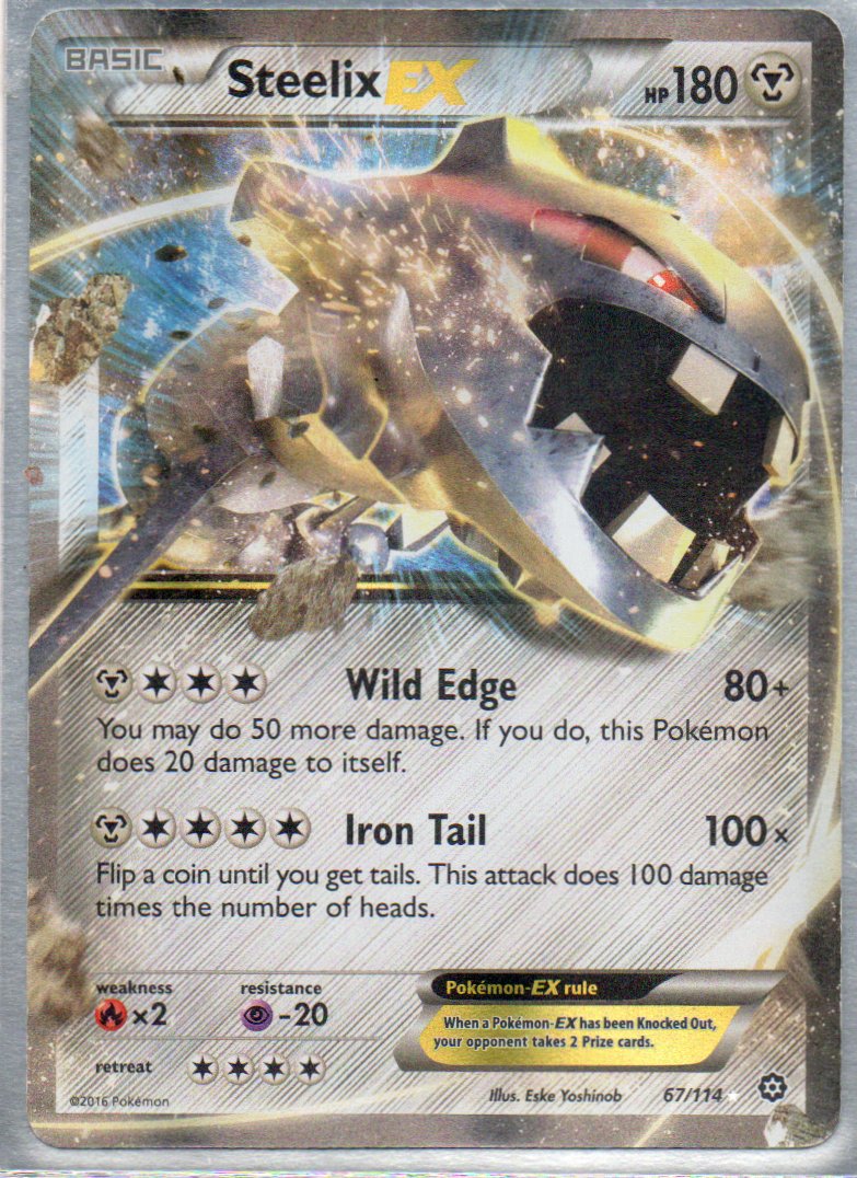 Steelix EX 67 ingles Ultra rare
