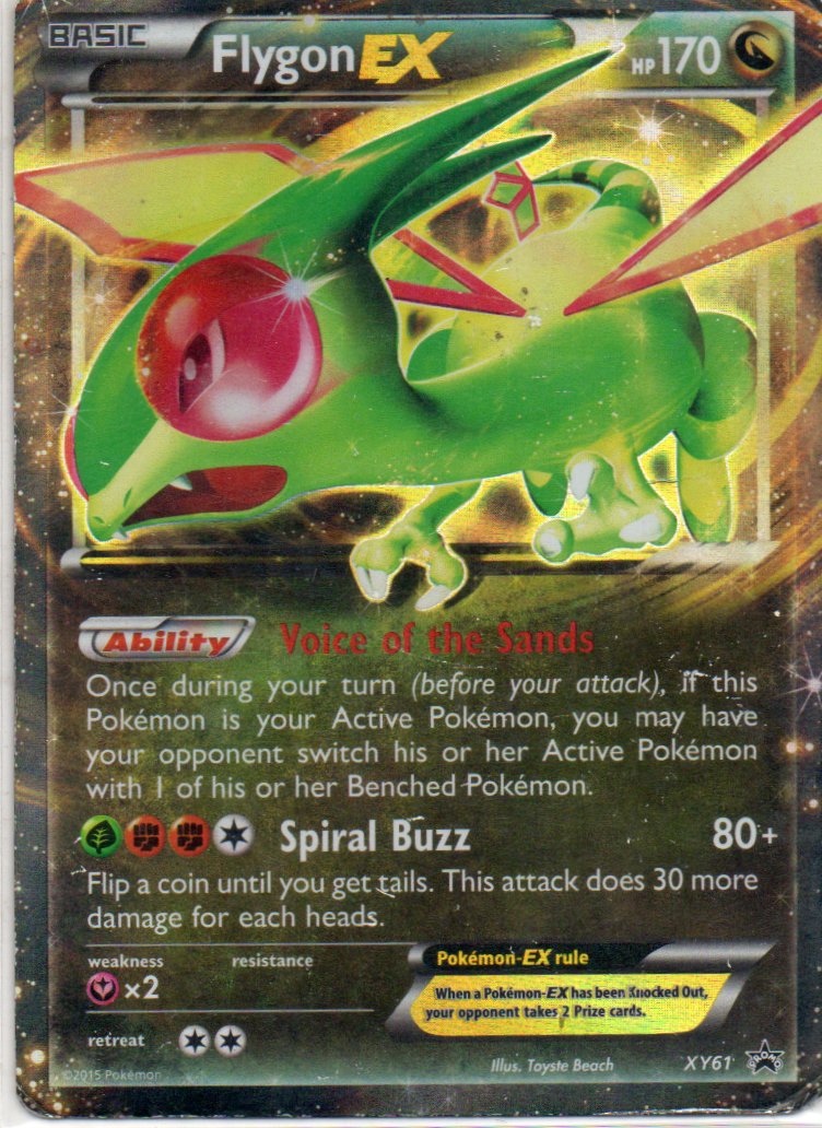 Flygon EX XY61 ingles promo