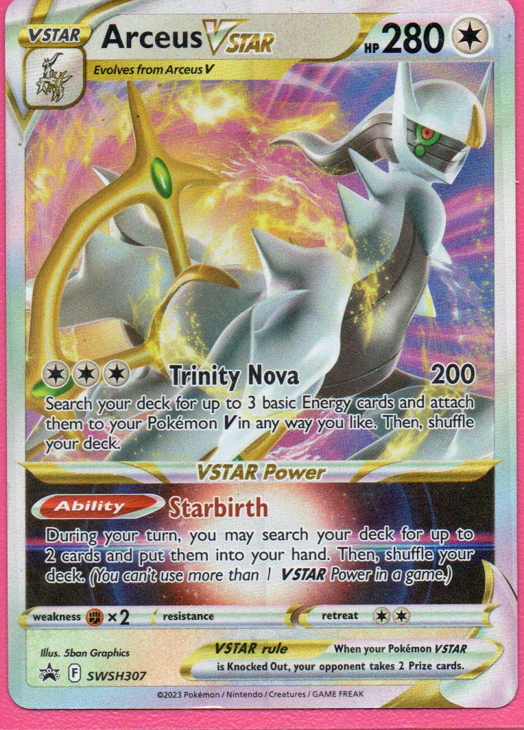 Arceus Vstar SWSH307 ingles promo