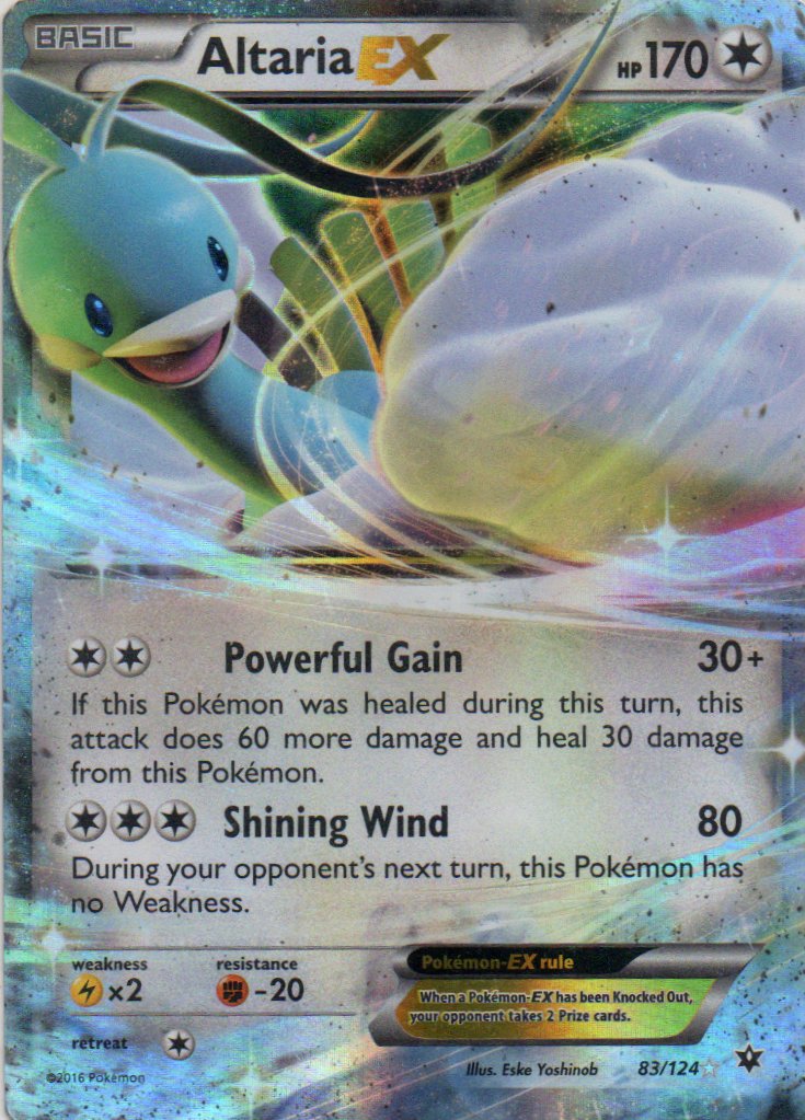 Altaria EX 83 ingles Ultra rare