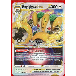 Regigigas Vstar 114 ingles Ultra rare