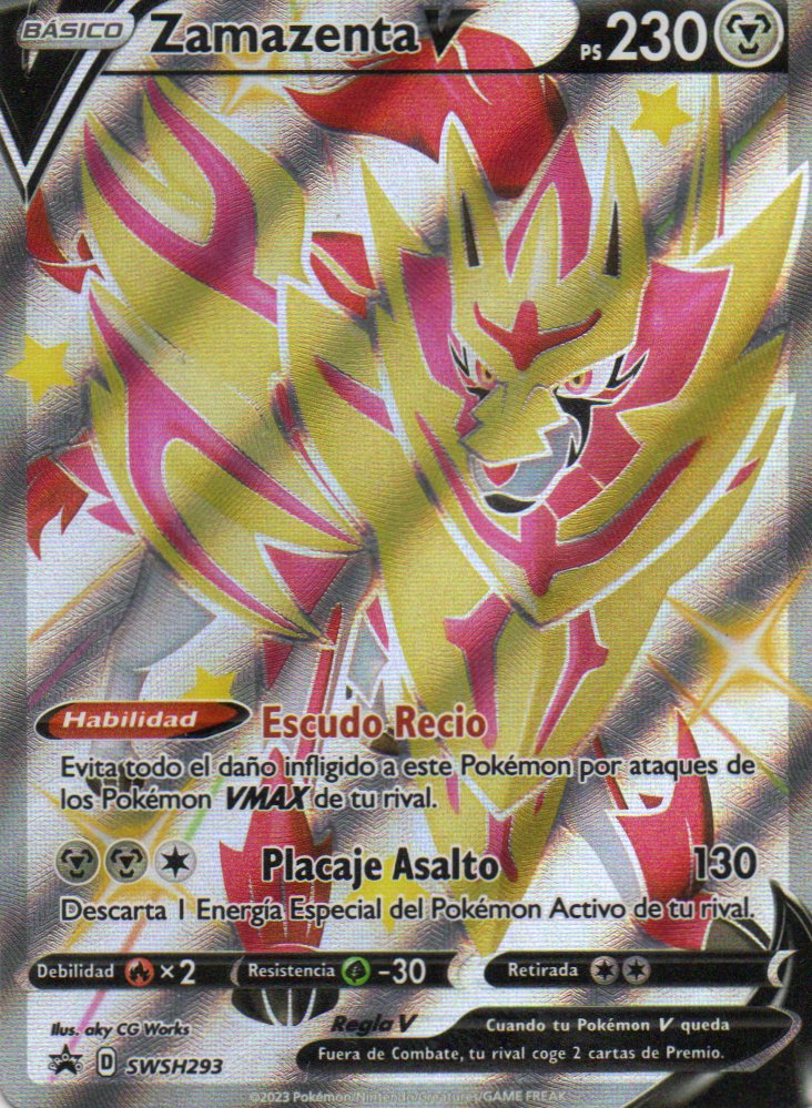 Zamazenta V SWSH293 Español promo
