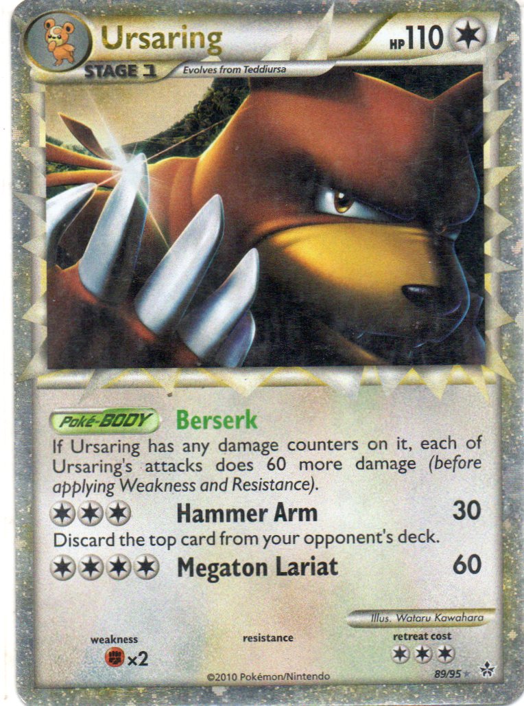 Ursaring 89 ingles Ultra rare