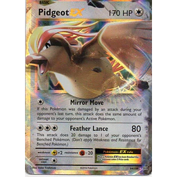 Pidgeot EX 64 ingles Ultra rare
