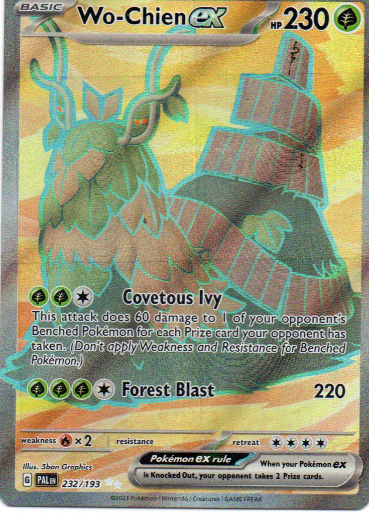 Wo-Chien ex PAL 232 Ingles Ultra rare