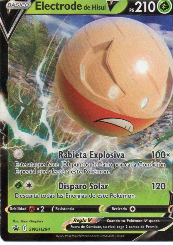 Electrode de Hisui V SWSH294 Español Promo