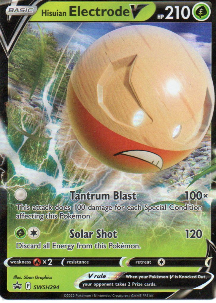 Hisuian Electrode V SWSH294 Ingles promo