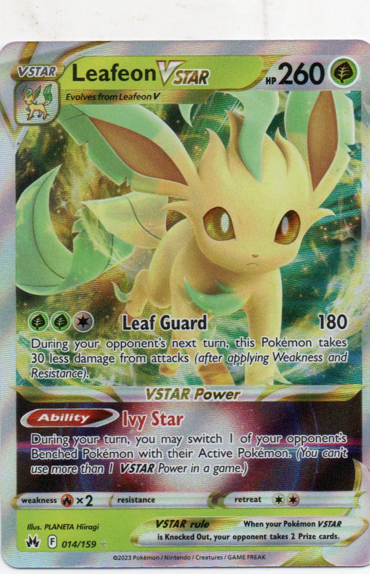 Leafeon Vstar 14 Ingles Ultra rare