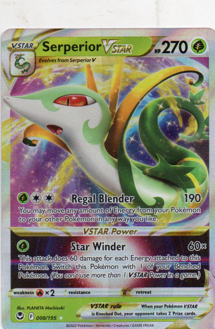 Serperior Vstar 8 Ingles Ultra rare