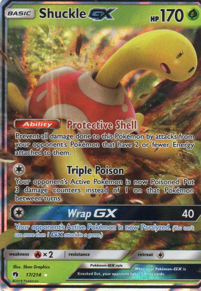 Shuckle GX 17 Ingles ultra rare
