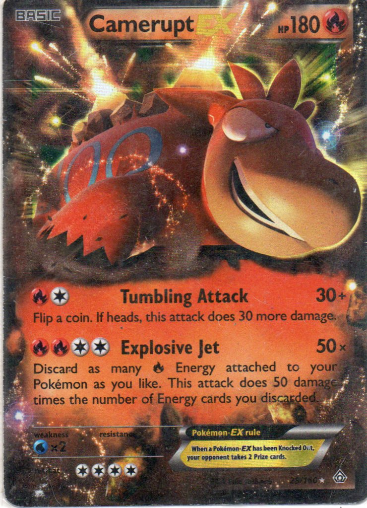 Camerupt EX 29 Ingles Ultra rare