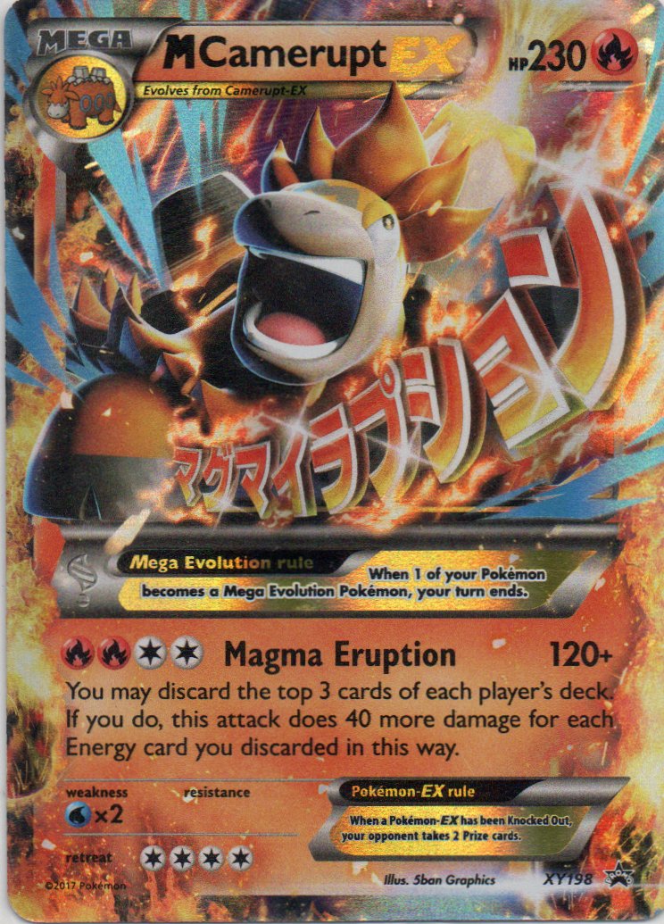 M Camerupt EX XY198 Ingles promo