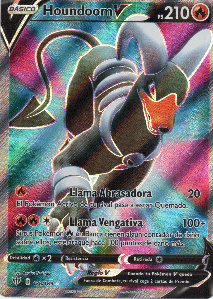 Houndoom V 178 Español Ultra rare