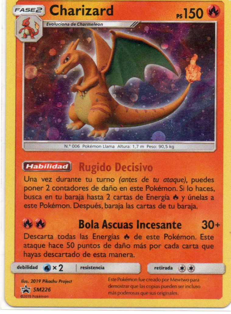 Charizard SM226 Español promo