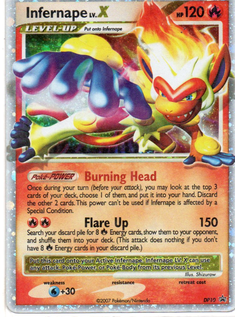 Infernape LV.X DP10 ingles promo