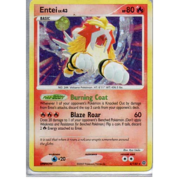 Entei LV.43 4 ingles Rare