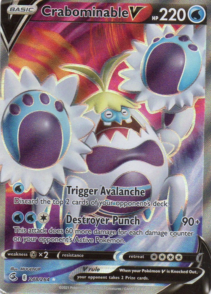 Crabominable V 248 ingles Ultra rare