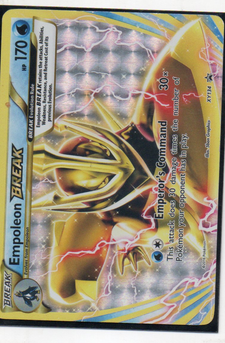 Empoleon Break XY134 ingles promo