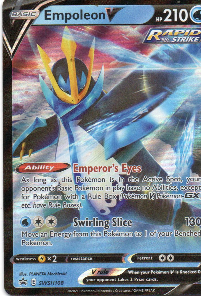 Empoleon V SWSH 108 ingles promo