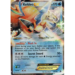 Keldeo EX 49 ingles Ultra rare