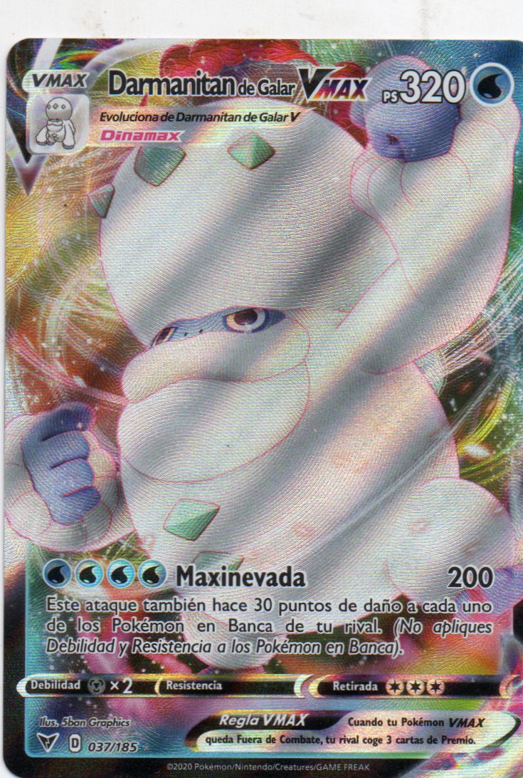Darmanitan de Galar 37 Español Ultra rare