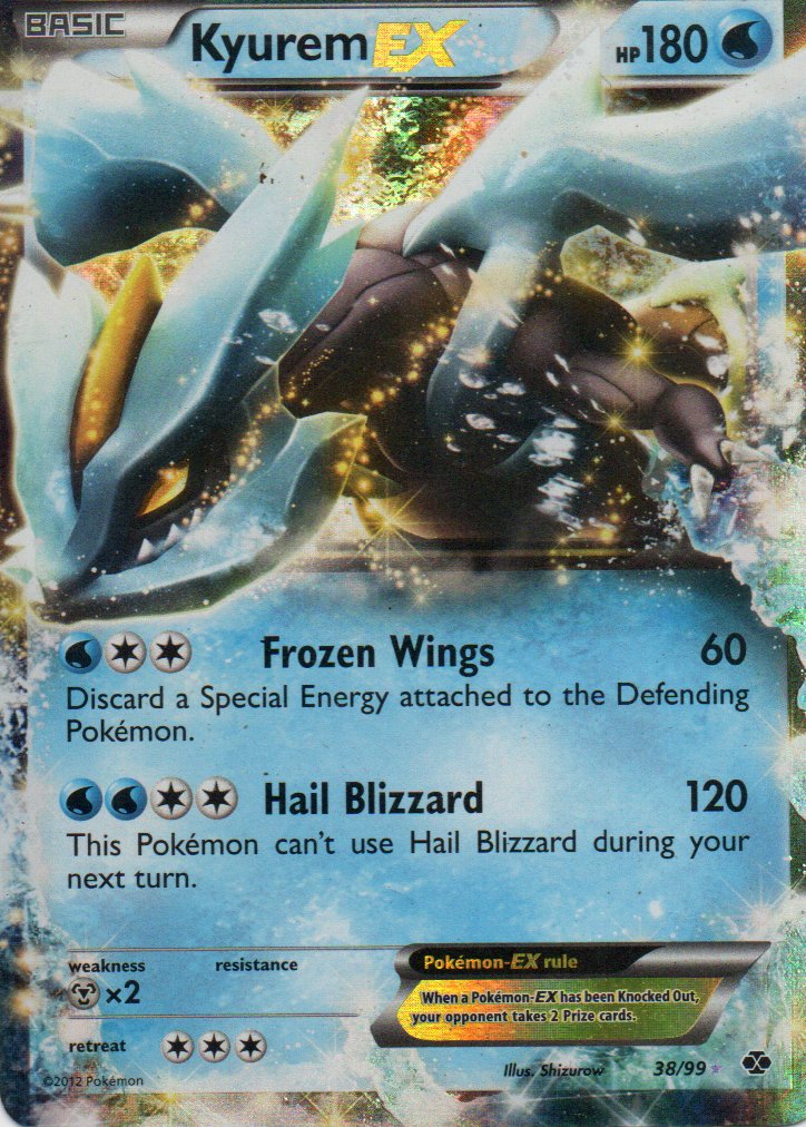 Kyurem EX 38 ingles Ultra rare