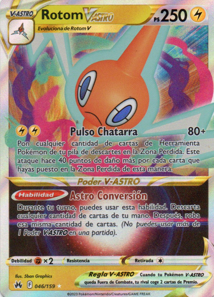 Rotom Vastro 46 Español Ultra rare