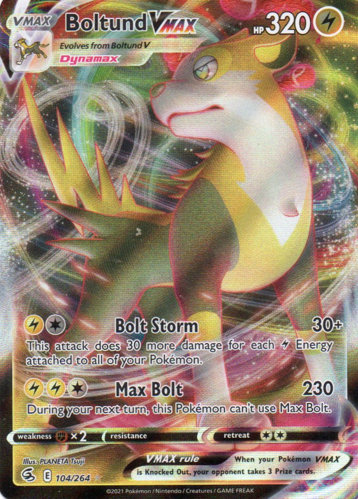 Boltund Vmax 104 ingles Ultra rare