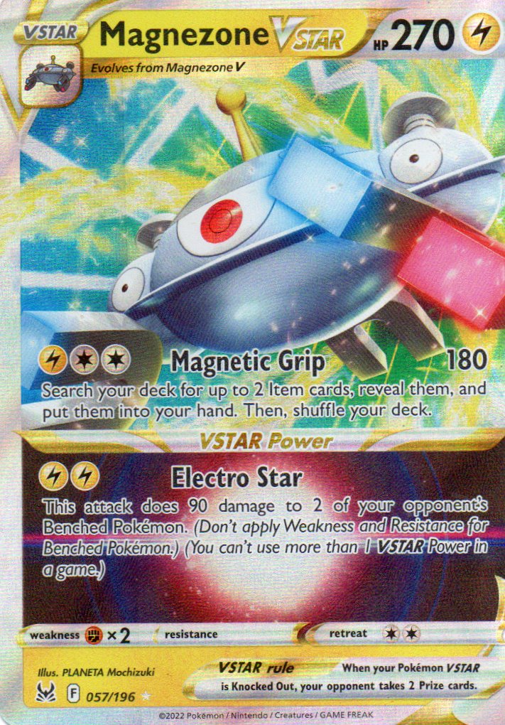 Magnezone Vstar 57 ingles Ultra rare